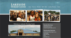 Desktop Screenshot of lakesideworshipcenter.com